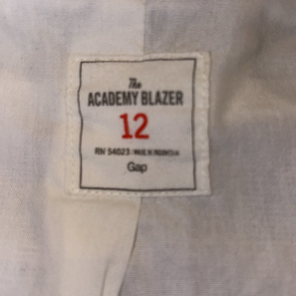 Gap seersucker Academy Blazer. Size 12 - Picture 6 of 6